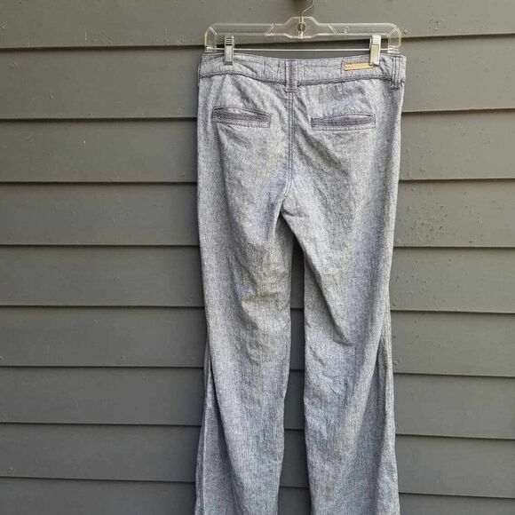 Pilcro & the Letterpress Linen Blend Gray Pants see measurements - Picture 9 of 12
